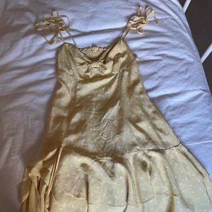 For love and lemons yellow summer dress